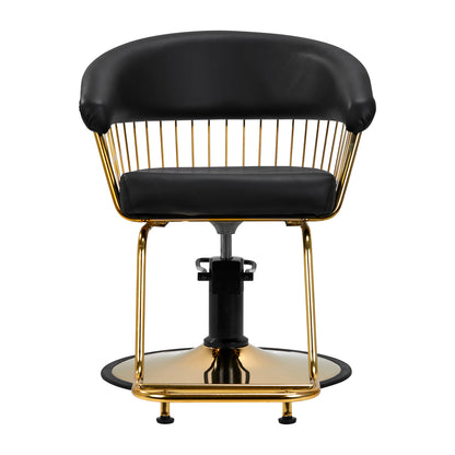 Fauteuil coiffeur Classic Or & Noir