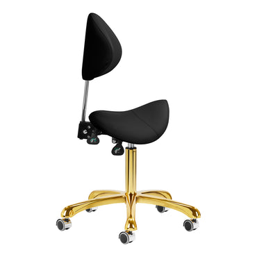 Tabouret cosmétique Comfort Gold Noir