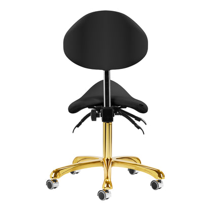 Tabouret cosmétique Comfort Gold Noir