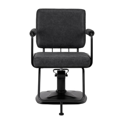 Fauteuil coiffeur Loft Vintage Noir