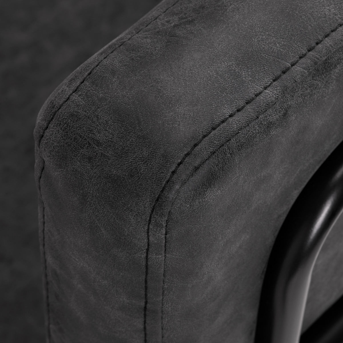 Fauteuil coiffeur Loft Vintage Noir