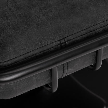 Fauteuil coiffeur Loft Vintage Noir