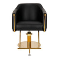 Fauteuil coiffeur Noble Or & Noir