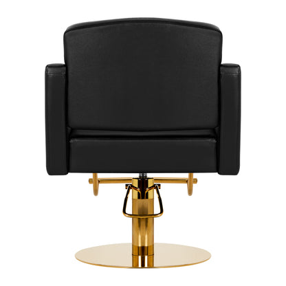 Fauteuil coiffeur Turia Or & Noir