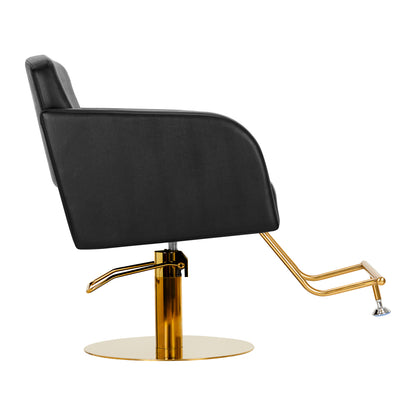 Fauteuil coiffeur Turia Or & Noir