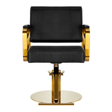Fauteuil coiffeur Signature Or & Noir