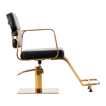 Fauteuil coiffeur Portiva Or & Noir