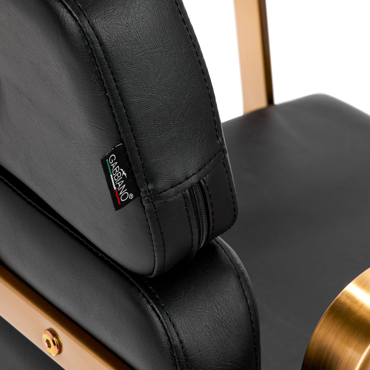 Fauteuil coiffeur Portiva Or & Noir