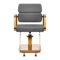 Fauteuil coiffeur Portiva Or & Gris