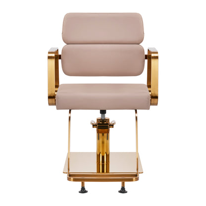 Fauteuil coiffeur Portiva Or & Beige