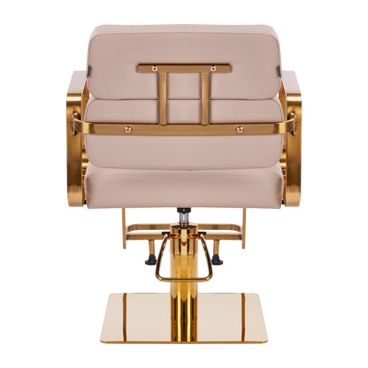 Fauteuil coiffeur Portiva Or & Beige