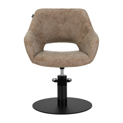Fauteuil coiffeur Velora Brun Vintage
