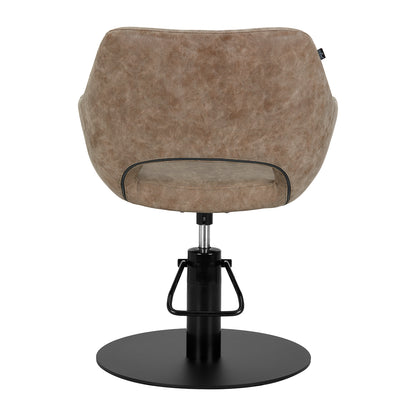 Fauteuil coiffeur Velora Brun Vintage