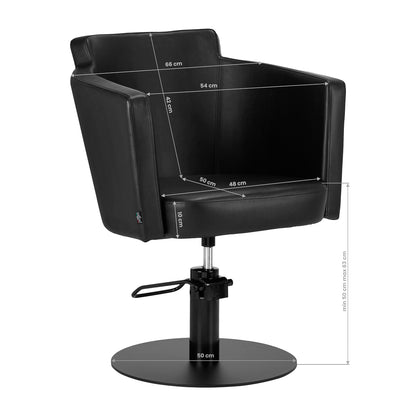Fauteuil coiffeur Quadria Noir