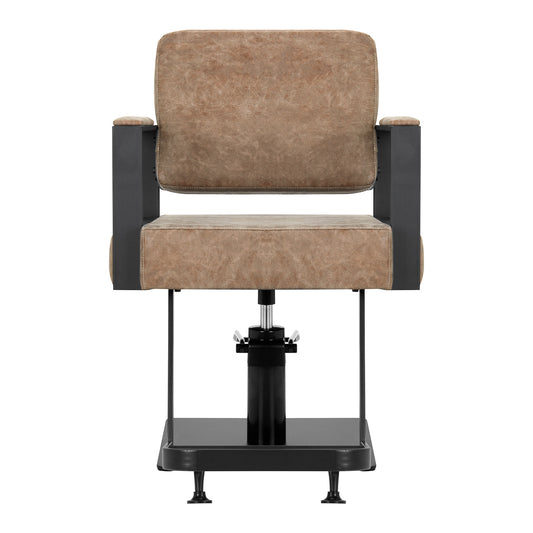 Fauteuil coiffeur Verona Brun Vintage