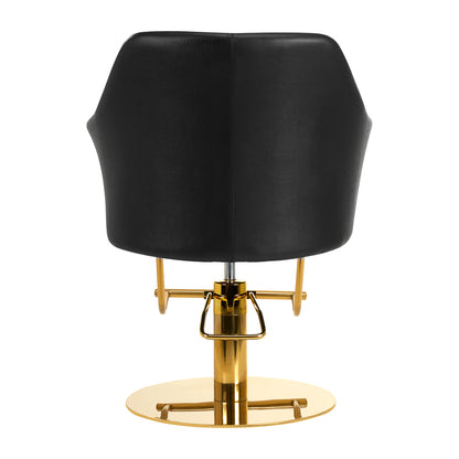 Fauteuil coiffeur Riviera Or & Noir