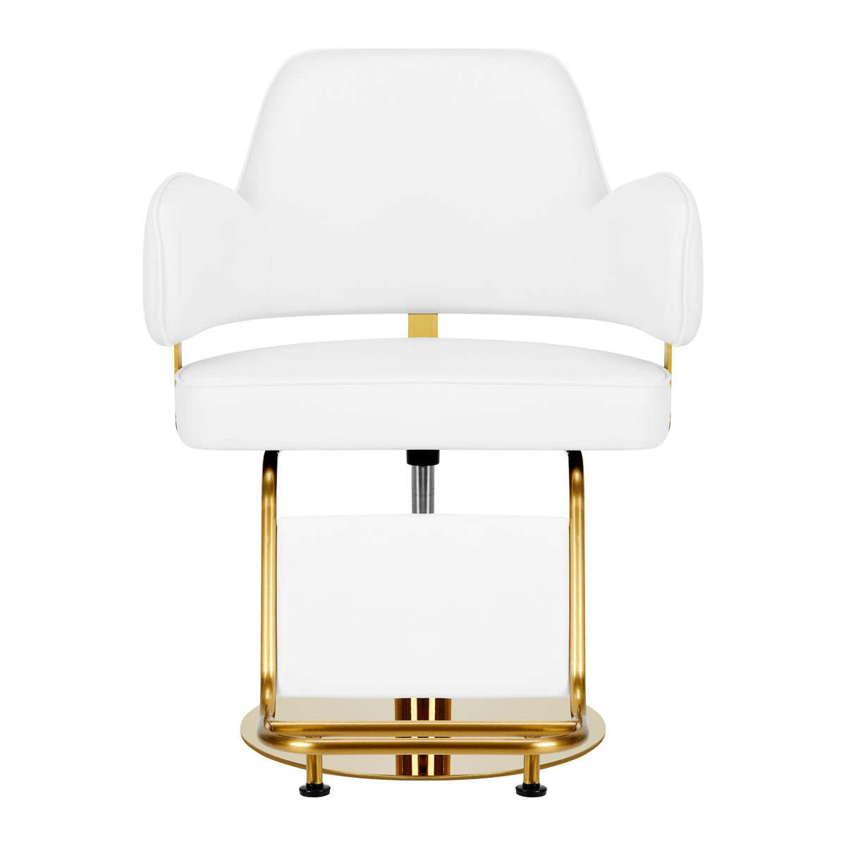 Fauteuil coiffeur Eleganza Or & Blanc
