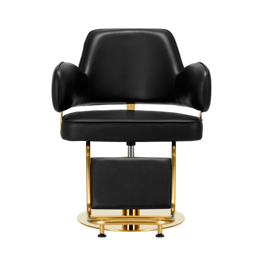 Fauteuil coiffeur Eleganza Or & Noir