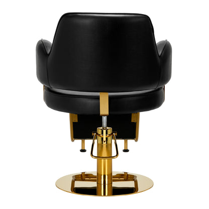 Fauteuil coiffeur Eleganza Or & Noir