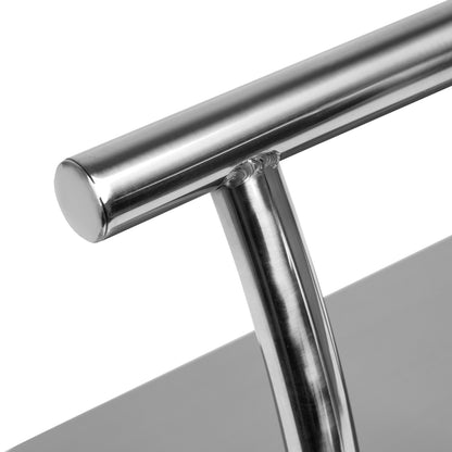 Repose-pieds de coiffure Gabbiano L005S argent