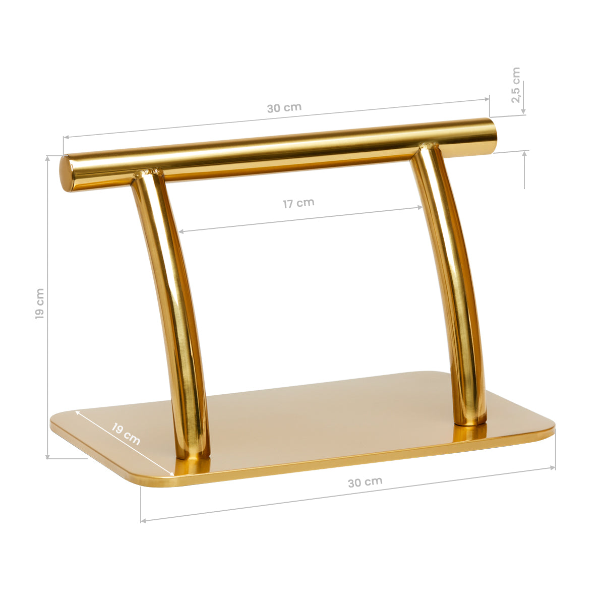 Repose-pieds de coiffure Gabbiano L005S doré