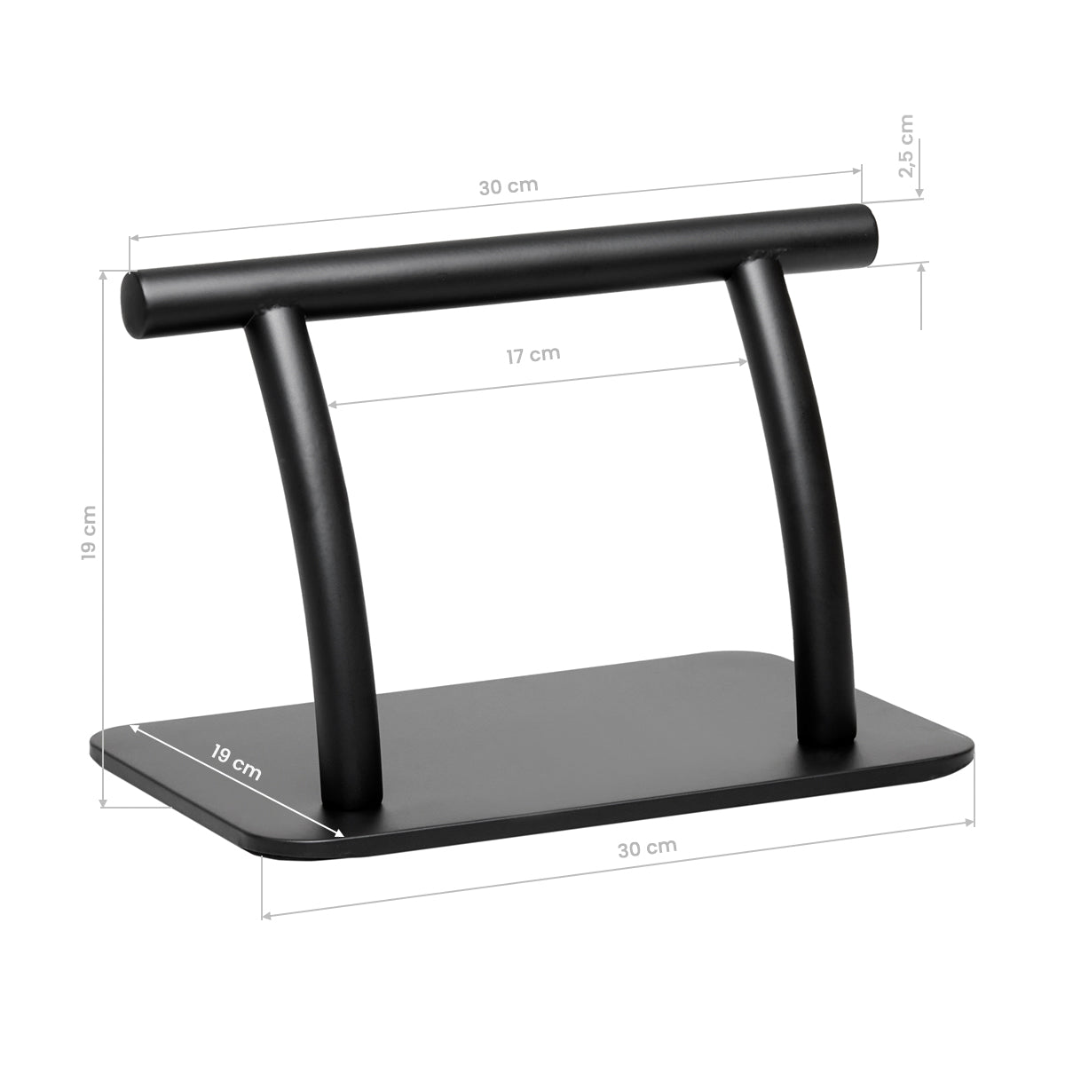 Repose-pieds de coiffure Gabbiano L005S noir