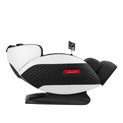 Fauteuil massant Relax Essential Noir & Rouge