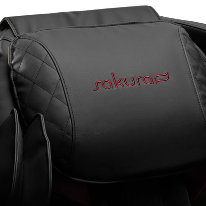 Fauteuil massant Relax Essential Noir & Rouge