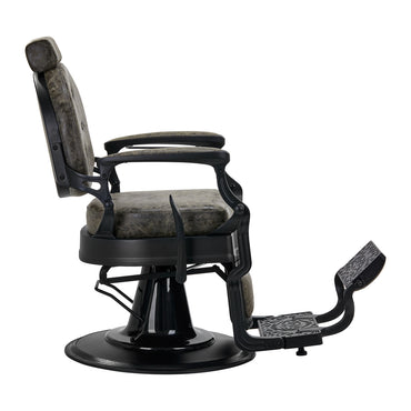 Fauteuil barbier Senator Cuir Vieilli Vert