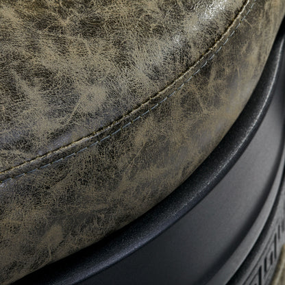 Fauteuil barbier Senator Cuir Vieilli Vert