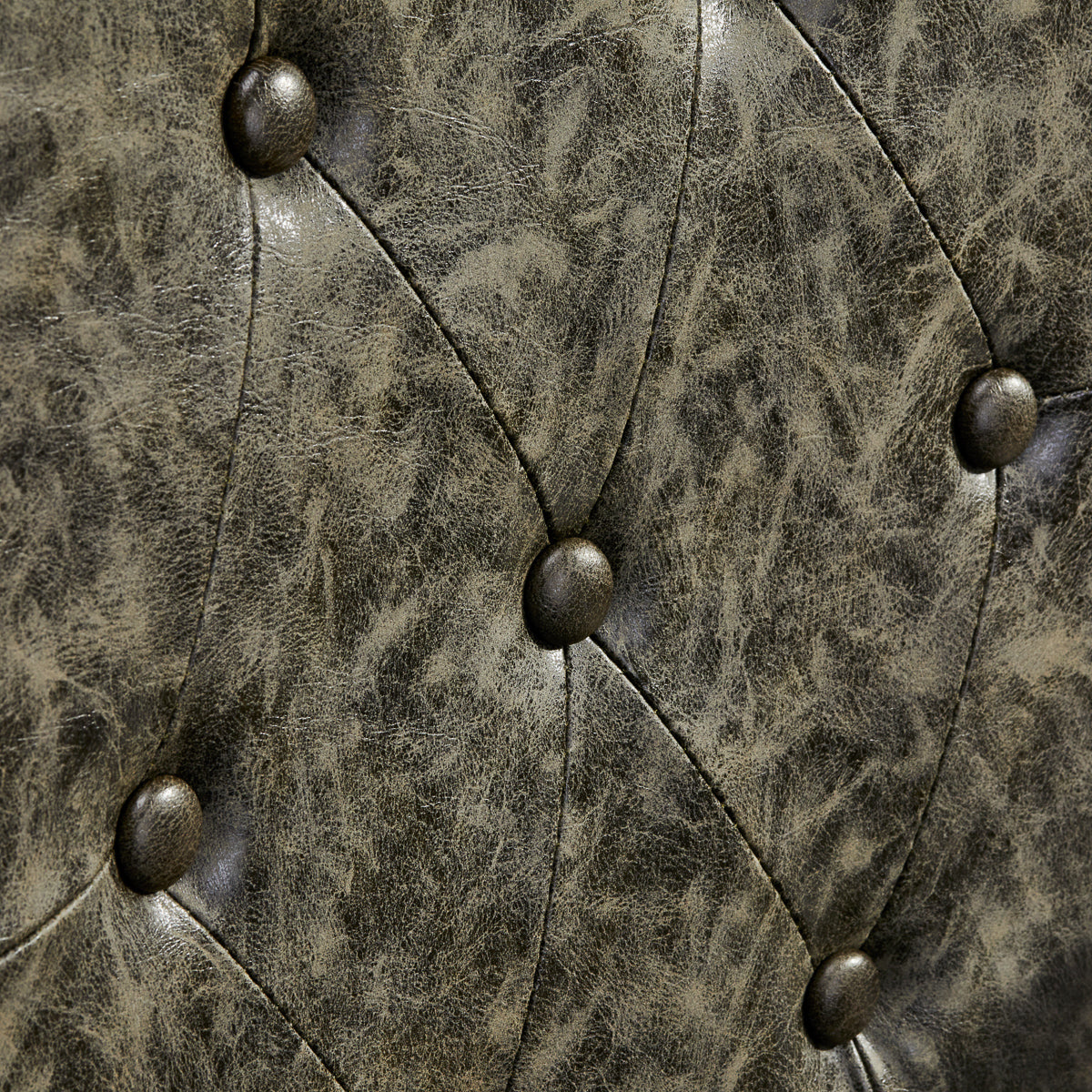 Fauteuil barbier Senator Cuir Vieilli Vert