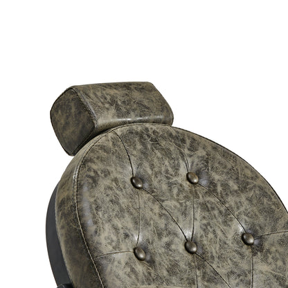 Fauteuil barbier Senator Cuir Vieilli Vert