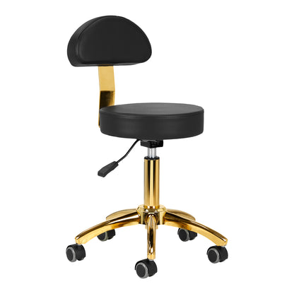 Tabouret cosmétique Studio Gold Noir