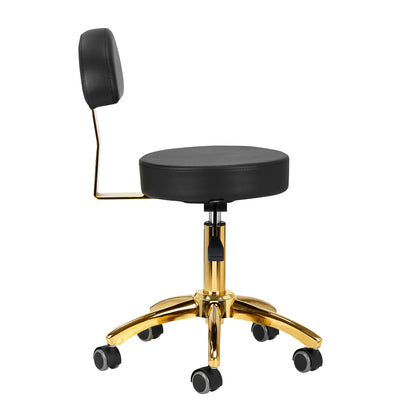 Tabouret cosmétique Studio Gold Noir