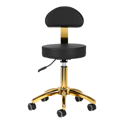 Tabouret cosmétique Studio Gold Noir