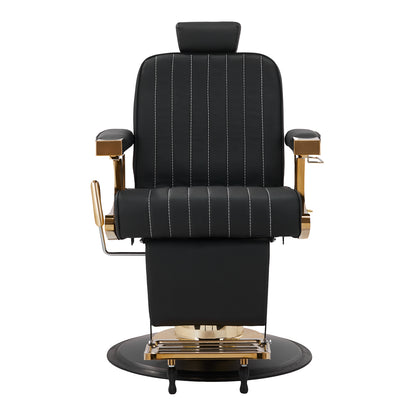 Fauteuil barbier Prestige Or & Noir