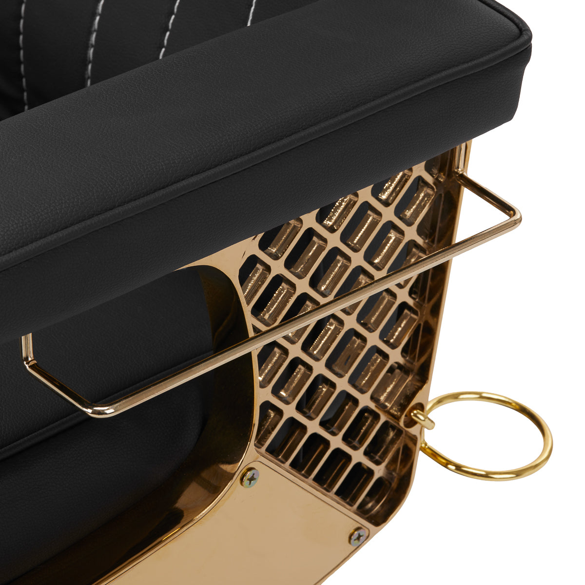 Fauteuil barbier Prestige Or & Noir