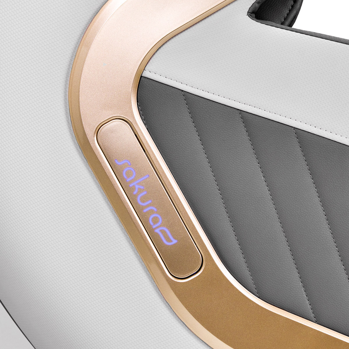 Fauteuil massant Relax Classic Blanc & Gris