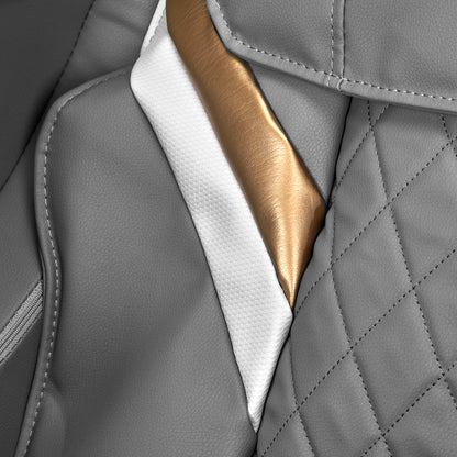 Fauteuil massant Relax Classic Blanc & Gris