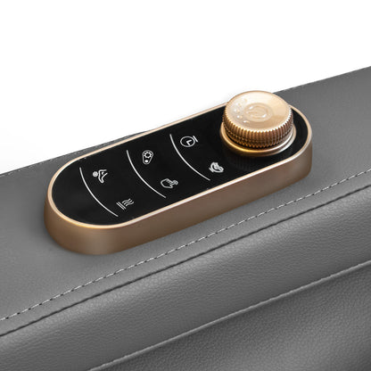 Fauteuil massant Relax Classic Blanc & Gris