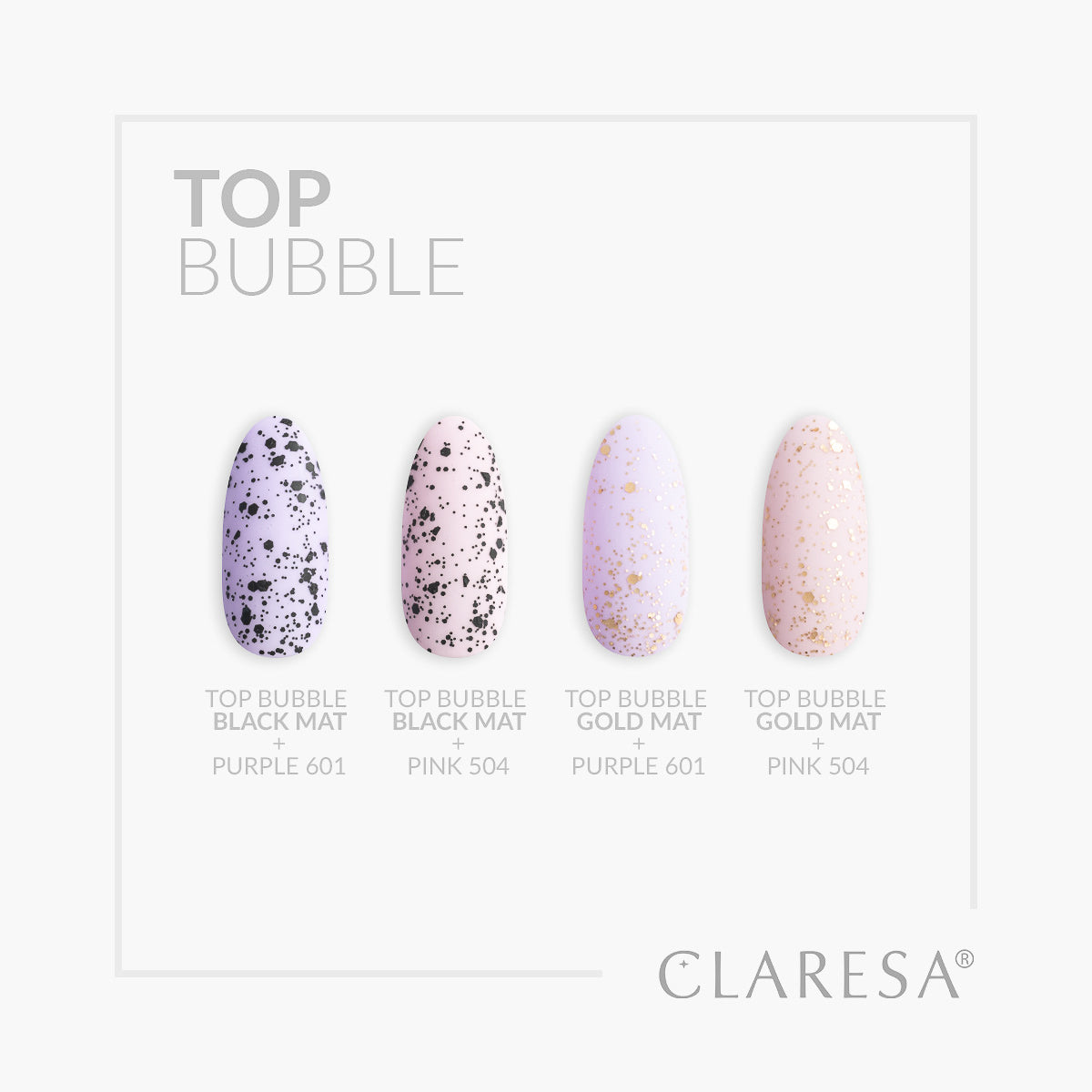 Top Bubble noir mat sans résidu – 5 g