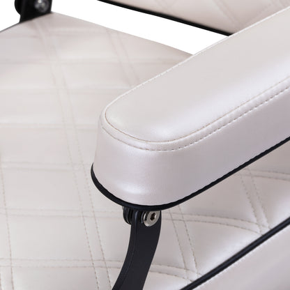 Fauteuil barbier Torino Plus Blanc