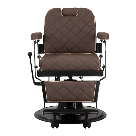 Fauteuil barbier Torino Brun