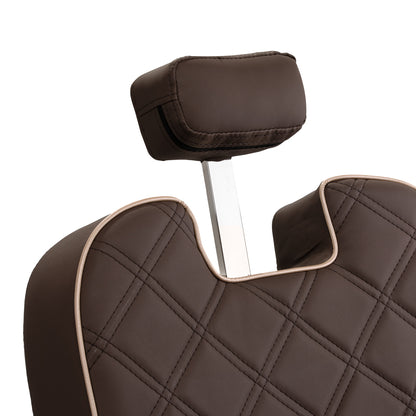 Fauteuil barbier Torino Brun