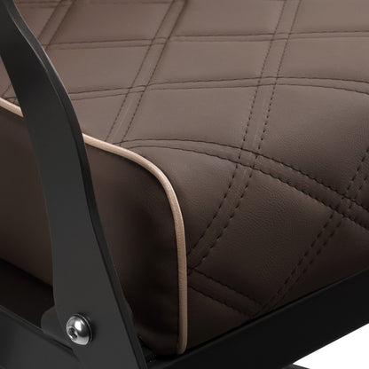Fauteuil barbier Torino Brun