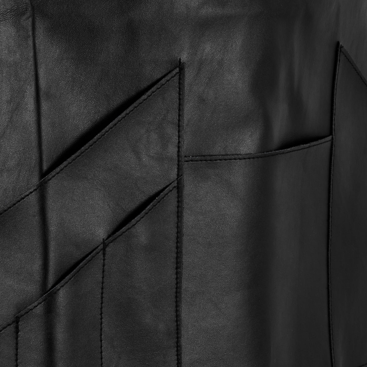 Tablier barbier K-508 noir – simili cuir