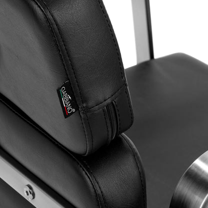 Fauteuil coiffeur Portiva Argent & Noir