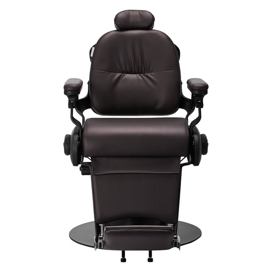 Fauteuil barbier électrique Titan Brun