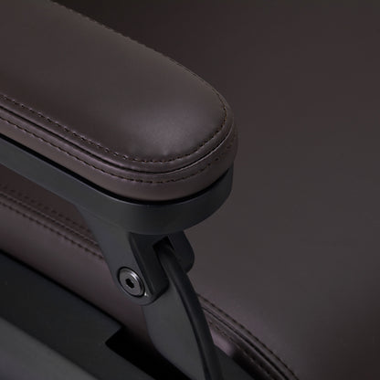 Fauteuil barbier électrique Titan Brun