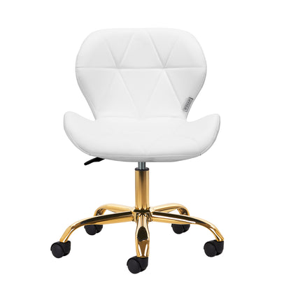 Tabouret cosmétique QS Gold Blanc